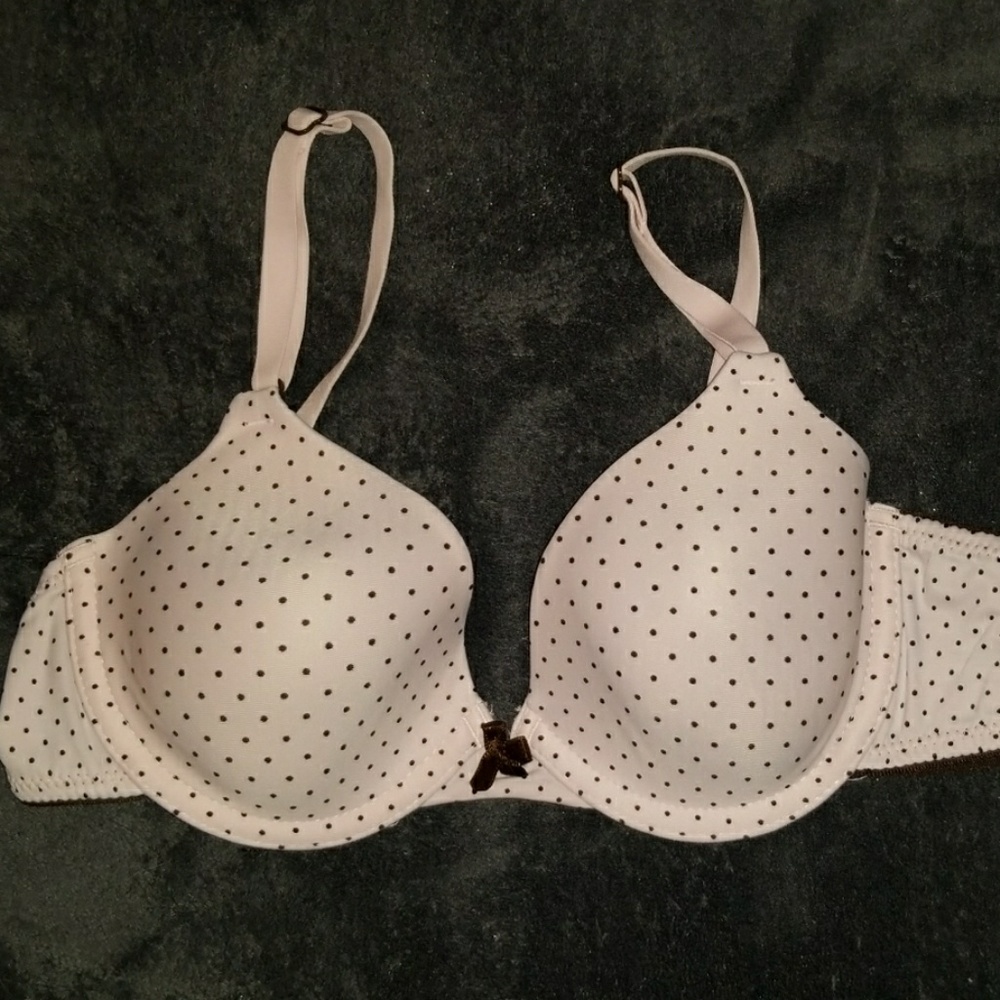 Polka dot bra